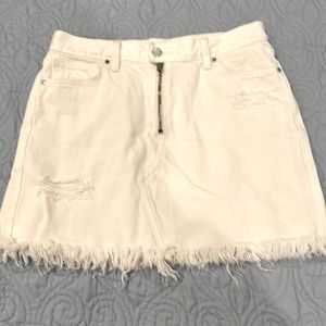 Sanctuary cutoff Jean skirt